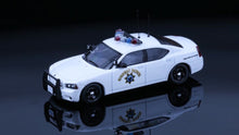 Load image into Gallery viewer, Rollin 1:64 2008 White CHP Police Charger Muscle Model Diecast Metal Car New Collection
