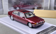 Load image into Gallery viewer, DCM 1:64 Red 1996-98 E38 L7 728il Luxury Sedan Model Diecast Metal Car New Collection
