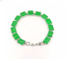 Load image into Gallery viewer, Nature Jade Beaded Bracelet Jewelry Blessing Lucky Fortune Gift For Her Green C
