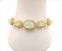 Load image into Gallery viewer, Nature Jade Beaded Bracelet Jewelry Blessing Lucky Fortune Gift For Her Chain gg
