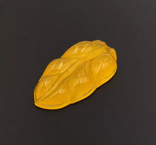 Load image into Gallery viewer, Nature Jade Yellow Leaf Pendant Necklace Gift Jewelry charm Blessing Fortune
