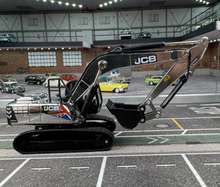Load image into Gallery viewer, 1:76 Silver JCB Construction Excavator Digger Model Diecast Metal New Collection
