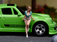 Load image into Gallery viewer, 1:24 Painted Figure Model Miniature Resin Diorama  Sand Hot Pants Pretty Girl
