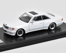Load image into Gallery viewer, RM 1:64 White 560 SEC AMG W126 Coupe Sports Model Diecast Metal Car New
