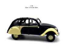 Load image into Gallery viewer, 1:76 Black 1986 2CV Classic Sports Model Diecast Metal Car New Collection
