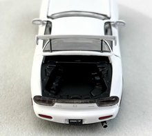 Load image into Gallery viewer, PGM 1:64 White JDM RX-7 FD3S Round Racing Sports Model Diecast Metal Car New Collection

