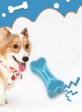 Load image into Gallery viewer, Dog Pet Toys Chew Rubber Bone Pet Play Fetch Dental Cleansing Durable Squeaky BN
