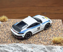 Load image into Gallery viewer, Minigt 1:64 White 911 Dakar #19 1974 Rally Sports Model Diecast Metal Car New Collection
