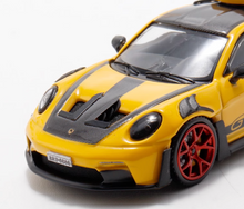 Load image into Gallery viewer, HCI 1:64 Yellow 911 992 GT3 RS Roof Box Sports Model Diecast Metal Car New Collection
