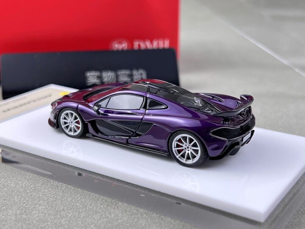 DMH 1/64　マクラーレン P1 DMH 1:64 Purple P1 Super Racing Sports Model Diecast Resin