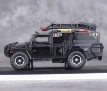 Load image into Gallery viewer, MK 1:64 HEC Black H2 Fire Dep. Rescue Vehicle ORV Model Diecast Metal Car New Collection

