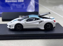 Load image into Gallery viewer, SH 1:64 White 488 Pista Novitec Sports Model Diecast Metal Car New Collection
