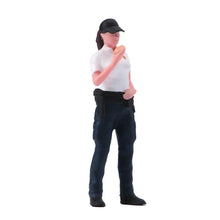 Load image into Gallery viewer, 1:64 Painted Figure Model Miniature Resin Diorama Sand Woman Police Officer Lady
