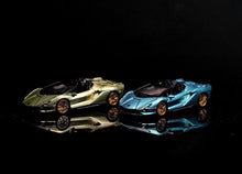Load image into Gallery viewer, TSC 1:64 Blue Green Sian Super Racing Sports Model Diecast Metal Car New Collection
