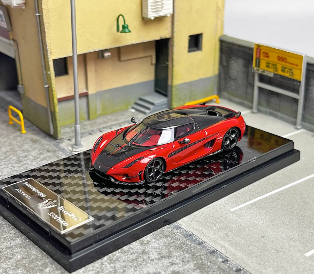 Frontiart 1:64 Red Regera Super Racing Sports Model Diecast Resin