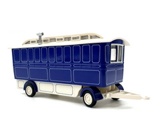 Load image into Gallery viewer, 1:76 Blue Trailer Caravan RV Classic Model Diecast Metal Car New Collection
