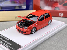 Load image into Gallery viewer, FH 1:64 Orange VW Golf GTI MK4 2 Doors Coupe Sport Model Diecast Metal Car New
