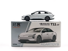 Load image into Gallery viewer, XCARTOYS 1:64 White Xpeng Mona M03 EV Sedan Sports Model Diecast Metal Car New Collection
