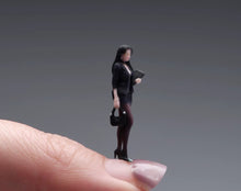 Load image into Gallery viewer, 1:64 Painted Figure Model Miniature Resin Diorama Toy Sand Office Lady Suit Sexy
