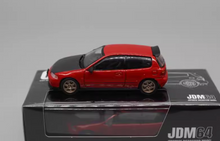 Load image into Gallery viewer, JDM64 1:64 Red Carbon Civic EG6 SIR Sports Model Diecast Metal Car New Collection
