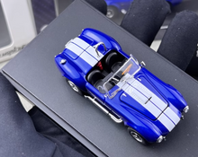 Load image into Gallery viewer, FW 1:64 Blue Shelby 427 COBRA Convertible Sports Model Diecast Metal Car New Collection
