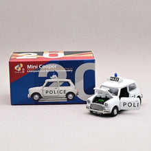 Load image into Gallery viewer, TINY 1:50 UK Police Mini Cooper Vintage Classic Model Toy Metal Car BN
