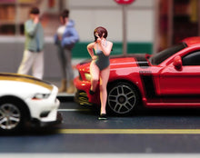 Load image into Gallery viewer, 1:24 Painted Figure Model Miniature Resin Diorama  Swimming Suit Sexy Girl

