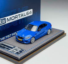 Load image into Gallery viewer, Mortal 1:64 Blue F87 M2 Coupe Sports Model Diecast Metal Car New Collection
