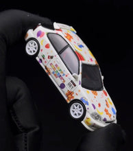 Load image into Gallery viewer, MH 1:64 White Civic EK9 Happy Children's Day Sport Model Diecast Metal Car New Collection
