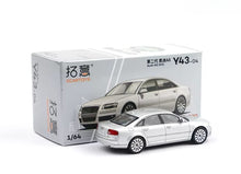 Load image into Gallery viewer, XCARTOY 1:64 Silver A8 D3 Luxury Sedan Sports Model Diecast Metal Car New Collection
