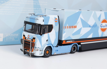 Load image into Gallery viewer, 1:64 Scania S730 Blue Enclosed Double Deck Truck Model Diecast Metal Car New
