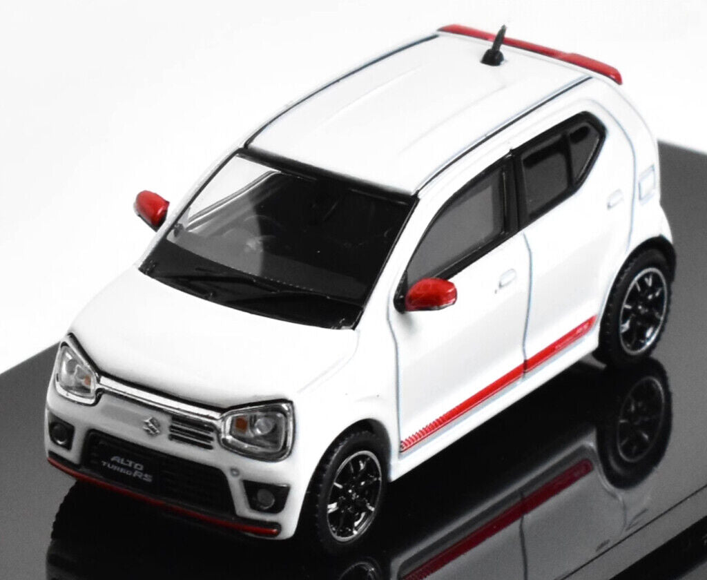 HobbyJapan 1:64 White Suzuki Alto K Hatchback Model Diecast Metal Car New Collection