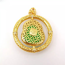 Load image into Gallery viewer, Nature Jade Laughing Budha Round Pendant Necklace Gift Jewelry charm Blessing
