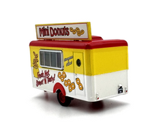 Load image into Gallery viewer, OXFORD 1:76 Mobile Trailer Donuts Cart Vending Vehicle Model Diecast Metal Car New
