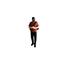 Load image into Gallery viewer, 1:64 Painted Figure Mini Model Miniature Resin Diorama Robber Gangster Set Mask
