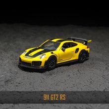 Load image into Gallery viewer, Bburago 1:64 Yellow 911 GT2 RS Racing Sports Model Diecast Metal Car New Collection
