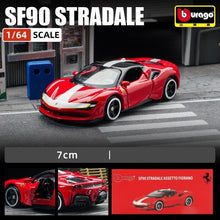 Load image into Gallery viewer, Bburago 1:64 Red Ferrari SF90 Stradale Fiorano Model Toy Diecast Metal Car New
