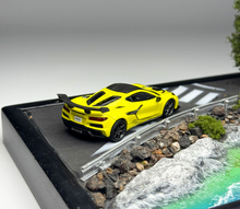 Load image into Gallery viewer, Minigt 1:64 Yellow Corvette ZR1 Sports Model Diecast Metal Car New Collection
