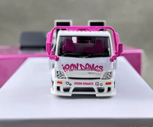 Load image into Gallery viewer, CC 1:64 Pink Iron H300 85 Custom Tow Flatbed Truck Model Diecast Metal Car New Collection
