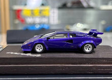 Load image into Gallery viewer, 1:64 Deepmaker Purple Countach 5000s Sports Model Diecast Resin Car New Collection
