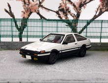 Load image into Gallery viewer, HJ 1:64 JDM White AE86 Trueno Engine Initial D Model Diecast Metal Car New
