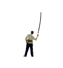 Load image into Gallery viewer, 1:64 Painted Figure Mini Model Miniature Resin Diorama Go Fishing Fisherman Toy
