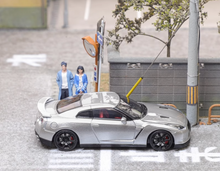 Load image into Gallery viewer, FH 1:64 Silver JDM Skyline GTR R35 Racing Sports Model Diecast Metal Car New Collection
