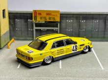 Load image into Gallery viewer, Master 1:64 Yellow 560SEL W126 VIP Low Sedan Sport Model Diecast Metal Car BN
