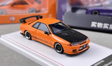 Load image into Gallery viewer, FH 1:64 Orange Skyline GTR R32 Top Secret Sports Model Diecast Metal Car New Collection
