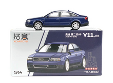 Load image into Gallery viewer, XCARTOYS 1:64 Navy Blue A6 C5 Sedan Classic Sports Model Diecast Metal Car New Collection
