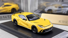 Load image into Gallery viewer, LT 1:64 Yellow 812 Novitec N-Largo Racing Sports Model Diecast Metal Car New Collection

