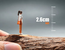 Load image into Gallery viewer, 1:64 Painted Figure Model Miniature Resin Diorama Toy Sand Young Girl Pretty
