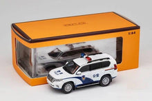 Load image into Gallery viewer, GCD 1:64 Police Land Cruiser LC150 Prado Off Road SUV Model Diecast Metal Car
