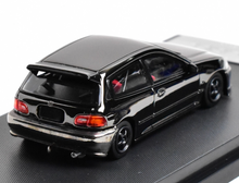 Load image into Gallery viewer, SW 1:64 Plating Black Civic EG6 Hatchback Sports Model Diecast Metal Car New Collection
